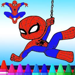  Spiderman Coloring Game